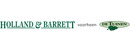 Holland and Barrett (voorheen De Tuinen) merklogo voor beoordelingen van dieet- en gezondheidsproducten