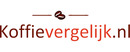 Koffievergelijk.nl merklogo voor beoordelingen van eten- en drinkproducten