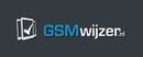GSMwijzer merklogo voor beoordelingen van mobiele telefoons en telecomproducten of -diensten