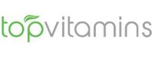 Topvitamins merklogo voor beoordelingen van dieet- en gezondheidsproducten