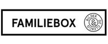 Familiebox merklogo voor beoordelingen van eten- en drinkproducten