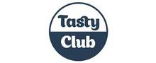 Tastyclub merklogo voor beoordelingen van eten- en drinkproducten