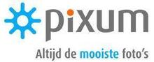 Pixum merklogo voor beoordelingen van Foto en Canvas