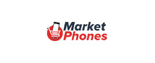 MarketPhones merklogo voor beoordelingen van mobiele telefoons en telecomproducten of -diensten