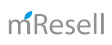MResell merklogo voor beoordelingen van mobiele telefoons en telecomproducten of -diensten
