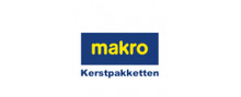 Makro Kerstpakketten merklogo voor beoordelingen van Fijne Feestdagen!
