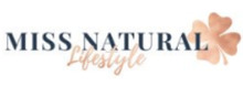 Miss Natural Lifestyle merklogo voor beoordelingen van dieet- en gezondheidsproducten