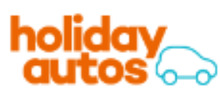 HolidayAutos merklogo voor beoordelingen van autoverhuur en andere services