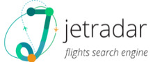 JetRadar merklogo voor beoordelingen van reis- en vakantie-ervaringen