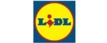 Lidl merklogo voor beoordelingen van eten- en drinkproducten