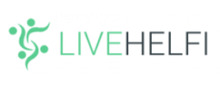 LiveHelfi merklogo voor beoordelingen van dieet- en gezondheidsproducten