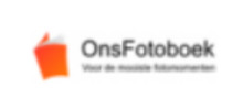 OnsFotoboek merklogo voor beoordelingen van Foto en Canvas