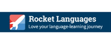 Rocket Languages merklogo voor beoordelingen van Studie en Onderwijs