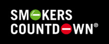 Smokers Countdown merklogo voor beoordelingen van dieet- en gezondheidsproducten