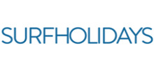 SurfHolidays.com merklogo voor beoordelingen van reis- en vakantie-ervaringen