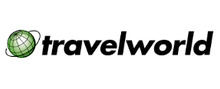 TravelWorld merklogo voor beoordelingen van reis- en vakantie-ervaringen