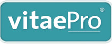 VitaePro merklogo voor beoordelingen van dieet- en gezondheidsproducten