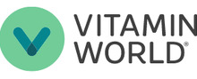 Vitamine World merklogo voor beoordelingen van dieet- en gezondheidsproducten
