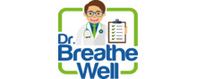 Dr. Breathe Well merklogo voor beoordelingen van dieet- en gezondheidsproducten