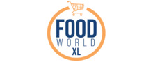 Foodworld-XL merklogo voor beoordelingen van eten- en drinkproducten