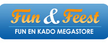 Fun-en-feest.nl merklogo voor beoordelingen van online winkelen voor Kantoor, hobby, feest & merch producten