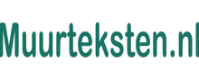 Muurteksten.nl merklogo voor beoordelingen van online winkelen voor Wonen producten