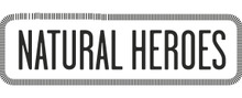 Natural Heroes merklogo voor beoordelingen van dieet- en gezondheidsproducten