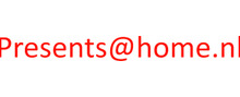 Presents@home merklogo voor beoordelingen van Cadeauwinkels