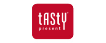Tasty Present merklogo voor beoordelingen van eten- en drinkproducten