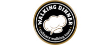 Walking Dinner merklogo voor beoordelingen van eten- en drinkproducten