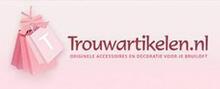 Trouwartikelen.nl merklogo voor beoordelingen van online winkelen voor Kantoor, hobby, feest & merch producten
