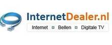 Internetdealer merklogo voor beoordelingen van mobiele telefoons en telecomproducten of -diensten