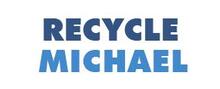 Recycle Michael merklogo voor beoordelingen van mobiele telefoons en telecomproducten of -diensten
