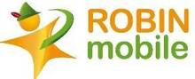 Robin Mobile merklogo voor beoordelingen van mobiele telefoons en telecomproducten of -diensten
