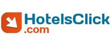 HotelsClick.com merklogo voor beoordelingen van reis- en vakantie-ervaringen