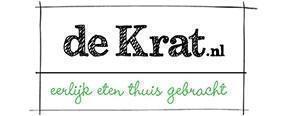 DeKrat.nl merklogo voor beoordelingen van eten- en drinkproducten