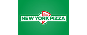 New York Pizza merklogo voor beoordelingen van eten- en drinkproducten