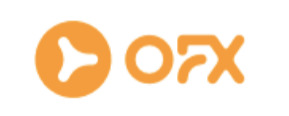 OFX merklogo voor beoordelingen van financiële producten en diensten