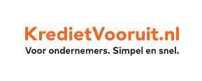 KredietVooruit merklogo voor beoordelingen van financiële producten en diensten